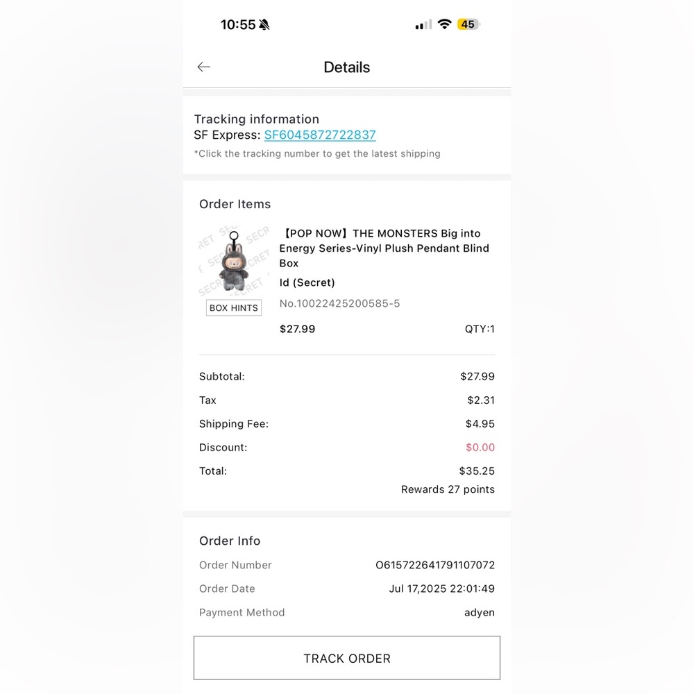 Big into Energy Secret ID Labubu - Picture 4 of 8